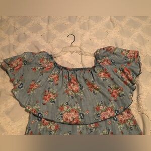 Philosophy Floral Chambray dress